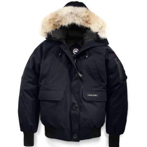NEVER WORN Navy Canada Goose Women’s Bomber Jacket